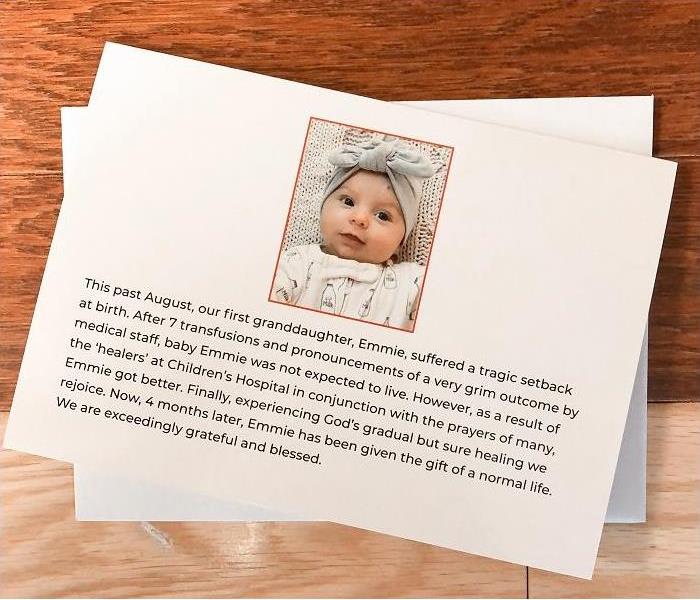 Picture of baby and description of how East Tennessee Children's Hospital helped